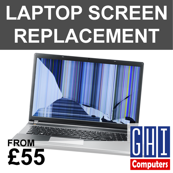 Laptop Screen Repairs From £55