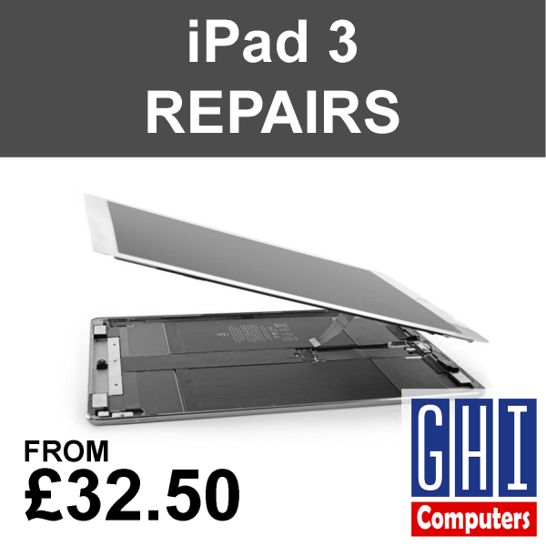 iPad 3 Repairs from £32.50