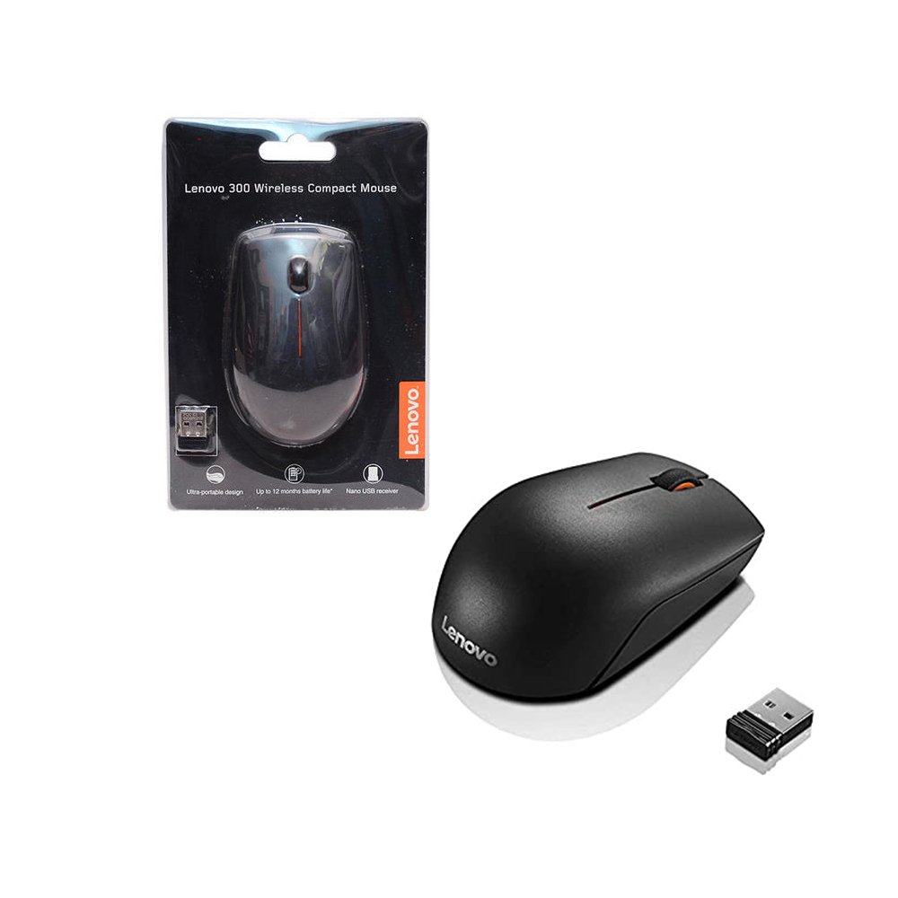 Lenovo 300 Wireless Compact Optical Mouse | GHI Computers
